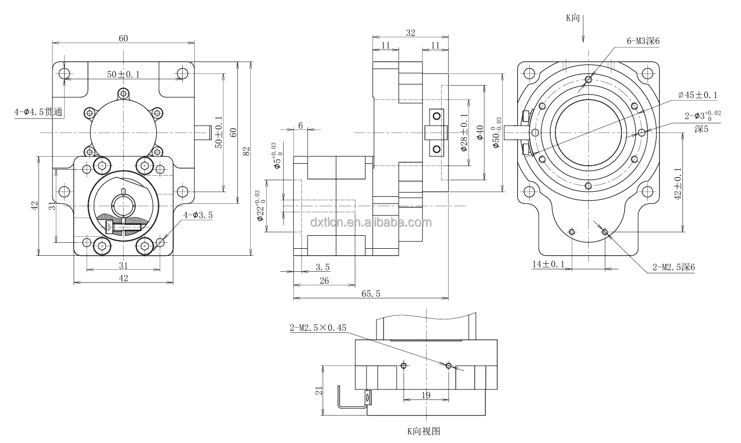 Customizable ODM CNC Hollow Rotating Platform Speed Reducers Planetary for Robot Machinery Construction Servo Motor details