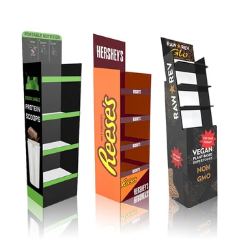 Custom Design Retail Rack Honeycomb Cardboard Supermarket Snack Retail ...