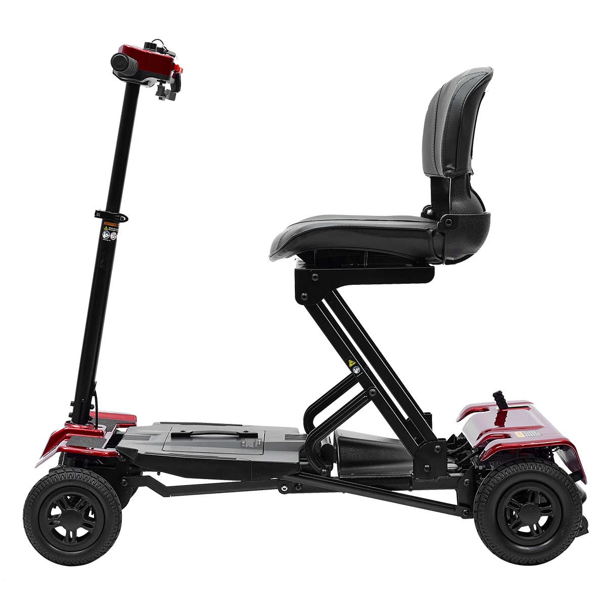 Compact Foldable Lightweight 4 Wheel Auto-folding   Foldable Lightweight Mobility Electric Scooter for Elderly Foldable