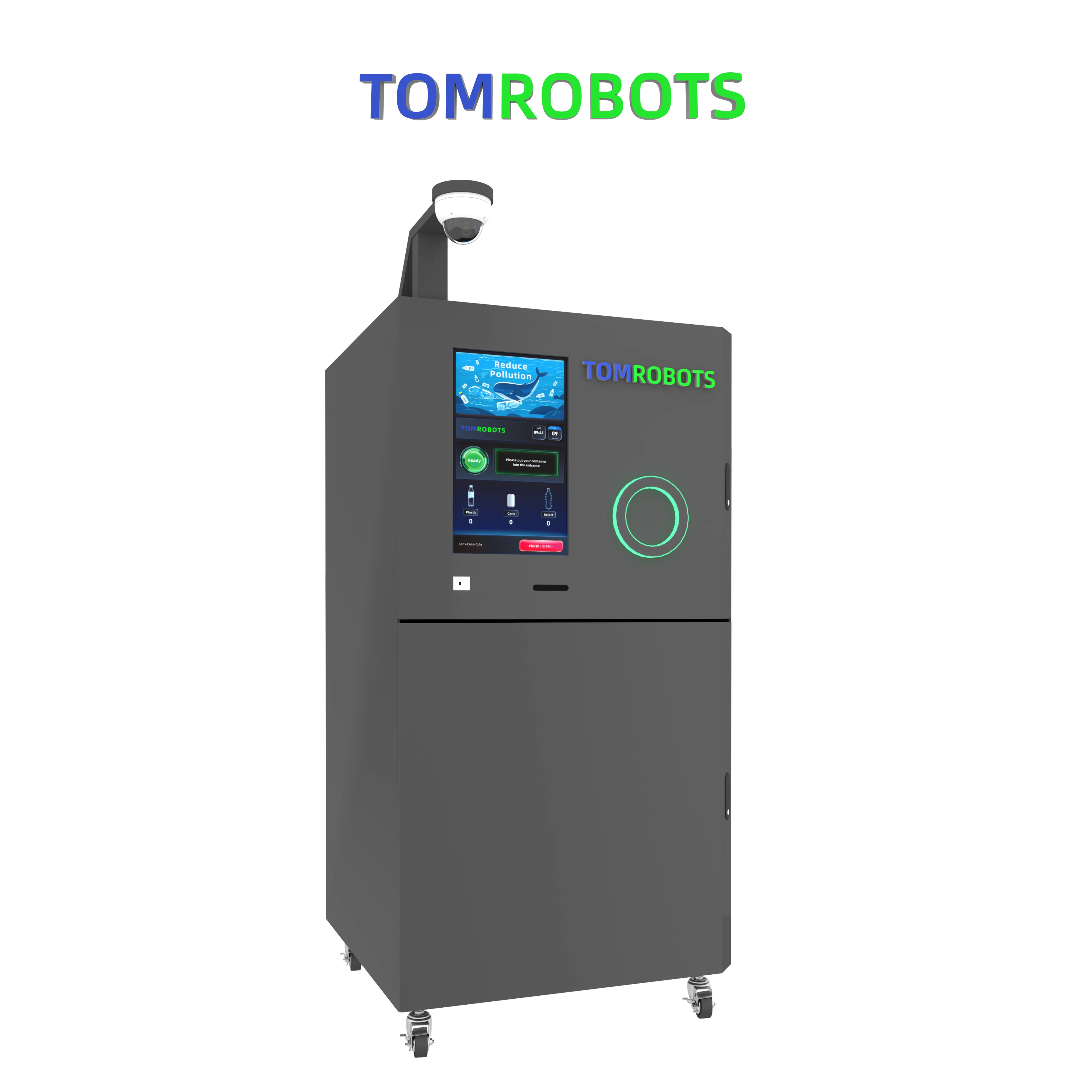 RVM for Recycling Boxes Cans and Bottles Can Be Recycled with Bar Code Scanner Only for Middle East and Africa