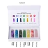 Ensemble de 7 baguettes en cristal, style D