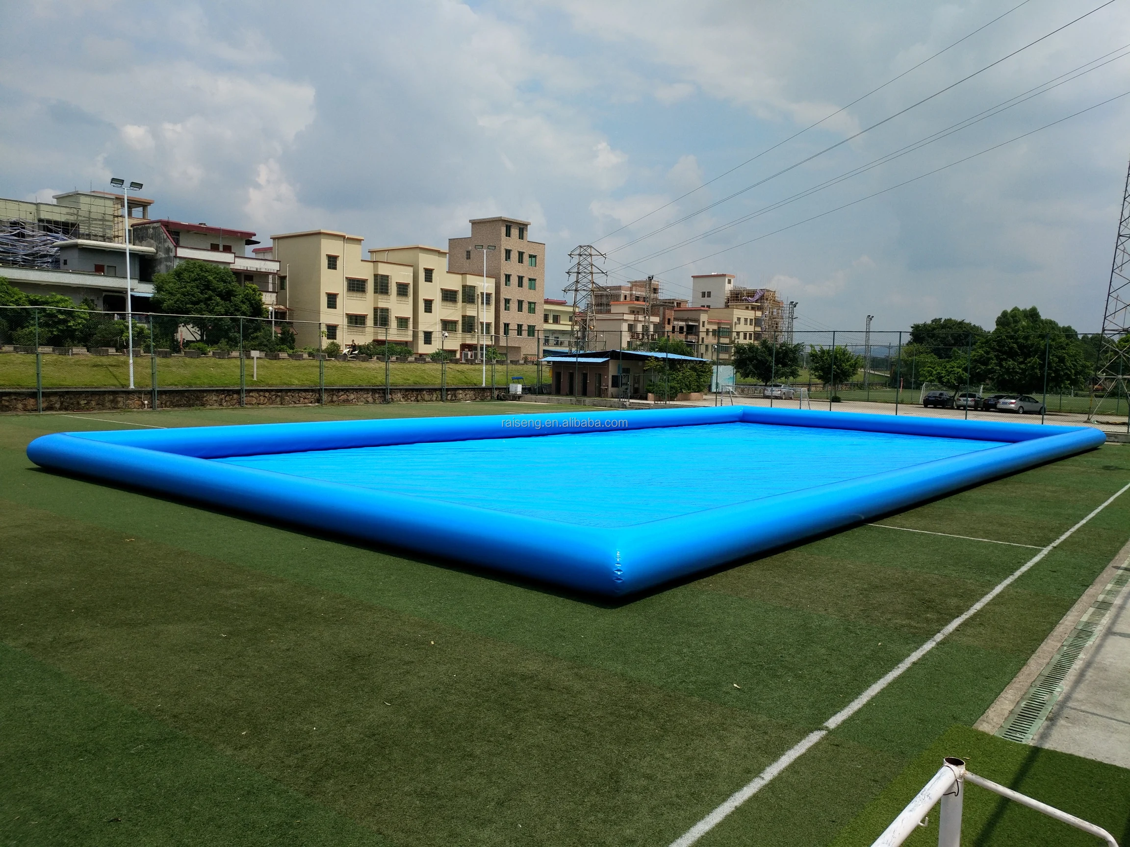 Outdoor Large Party Event Monochrome Rectangular PVC Inflatable Pool ...