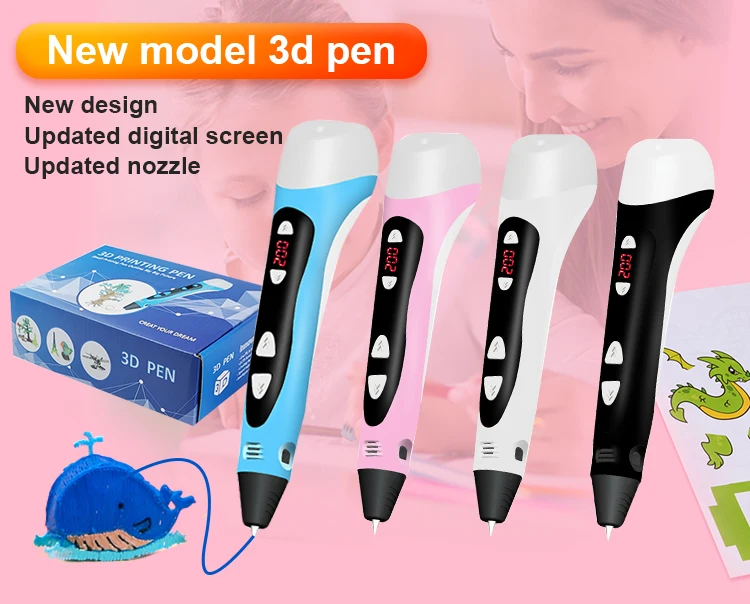 Canada Printer Hot Cheap Best 3D Drawing Pen Refill Filament Set Writing Toys 3D Printing Printer Pen Digital 3D Pen