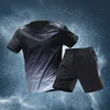 Gradient gray suit-ice silk quick-dry breathable