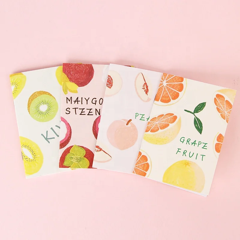 Personalized 64K Cheapest Colorful Recycle Paper Cute Notepads Custom Note Book School Notebook