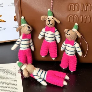 New Korean-Style Animal Cartoon Wool Felt Charms High-Value Miu Vibe Bag Accessories