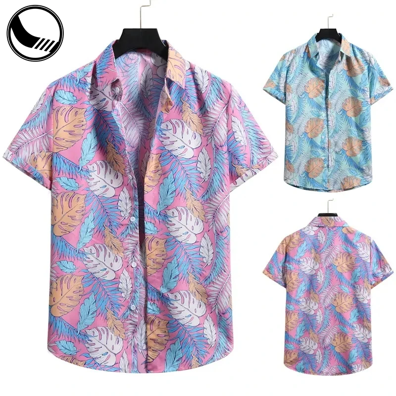 Casual Manufacturers Striped 2022 New Children Summer Shirts Men Beach Custom Golf  Hawaiian T-shirts supplier