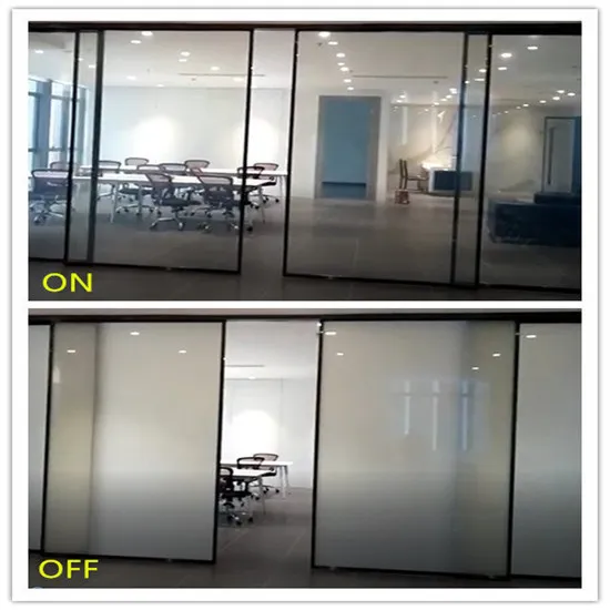 Custom Made  Privacy Switching PDLC Smart Glass Sliding Window