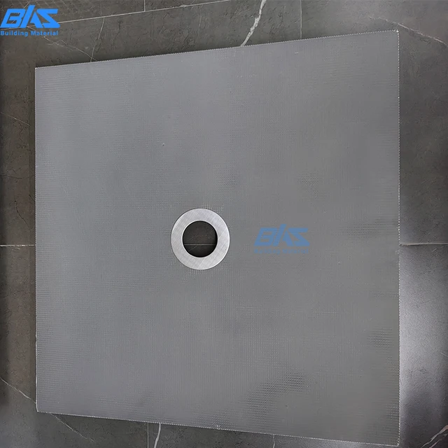 Waterproof Shower Drain Board with XPS Core Integrated Slope Panel for Wet Room Walk-In Shower Custom Sizes Available