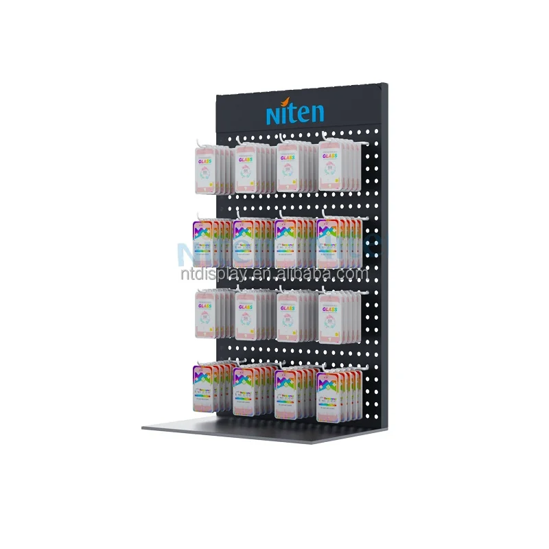 Easy Assembly Battery Display Rack Retail Hanging Display Stand