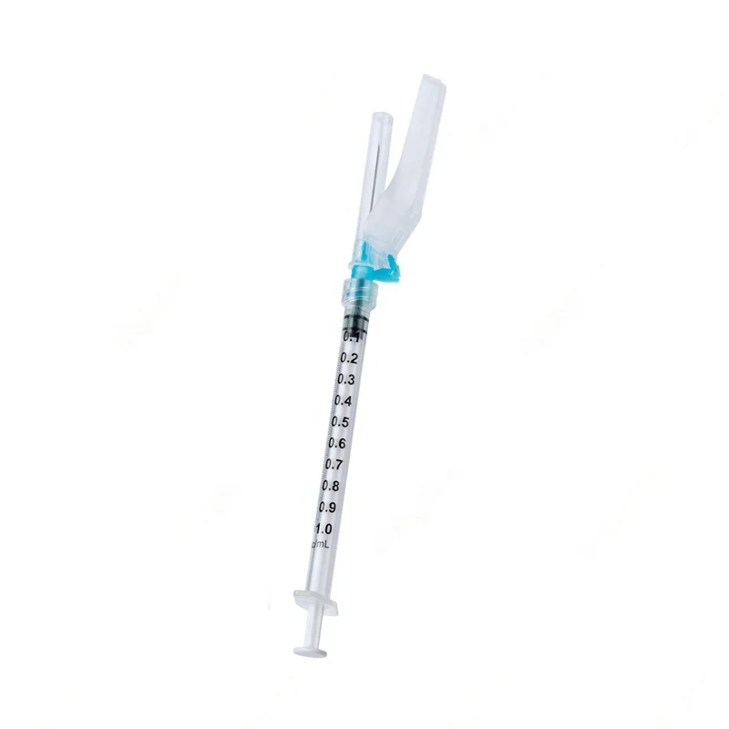 Good quality disposable Low residual Space Syringe with Safety Needle ce iso oem DEHP/PVD/BPAfree