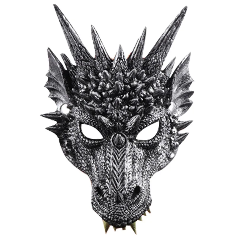 Eujgoov Masque Dragon 3D En Mousse PU – Crâne De Chèvre Réaliste Pour Halloween, Carnaval Et Cosplay Adulte, Léger Et Réutilisable