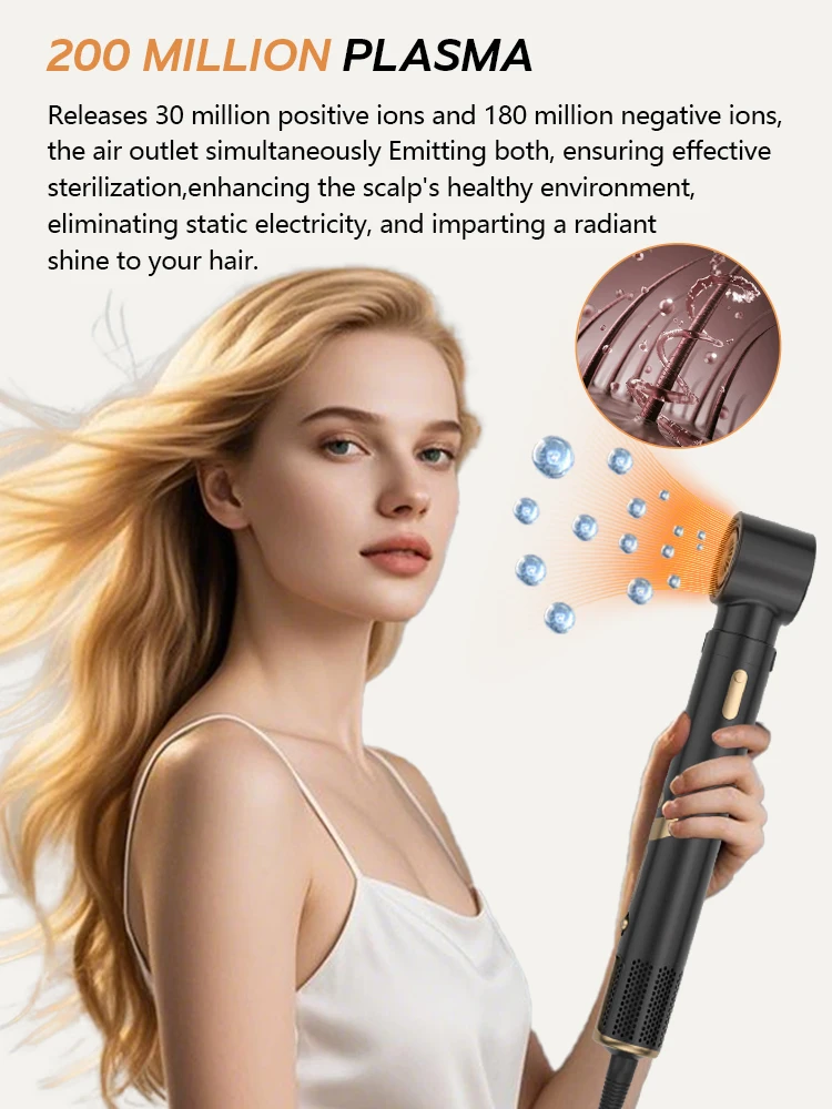 Zex High Speed  8 in 1 Multi Styler Automatic Hair Curler One Step Hair Dryer Brush Hot Air Styler & Curling Iron details