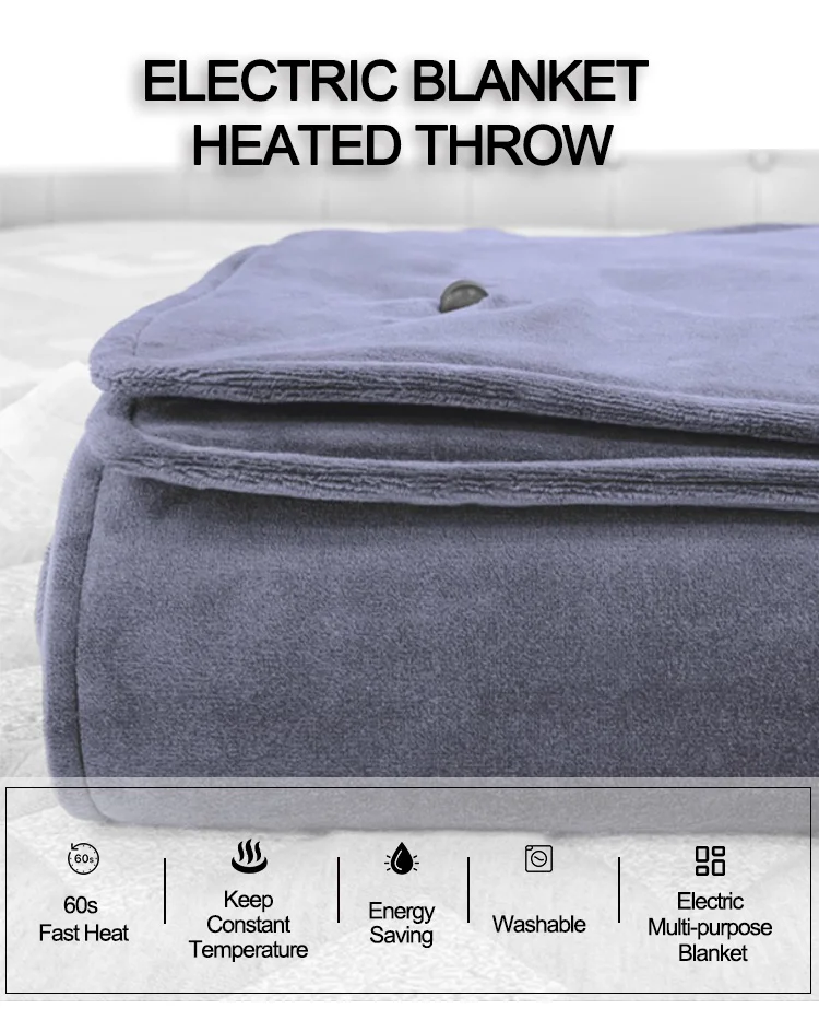 Heated Electric Blanket Warmte Elektrisch Deken Heizdecke Couverture