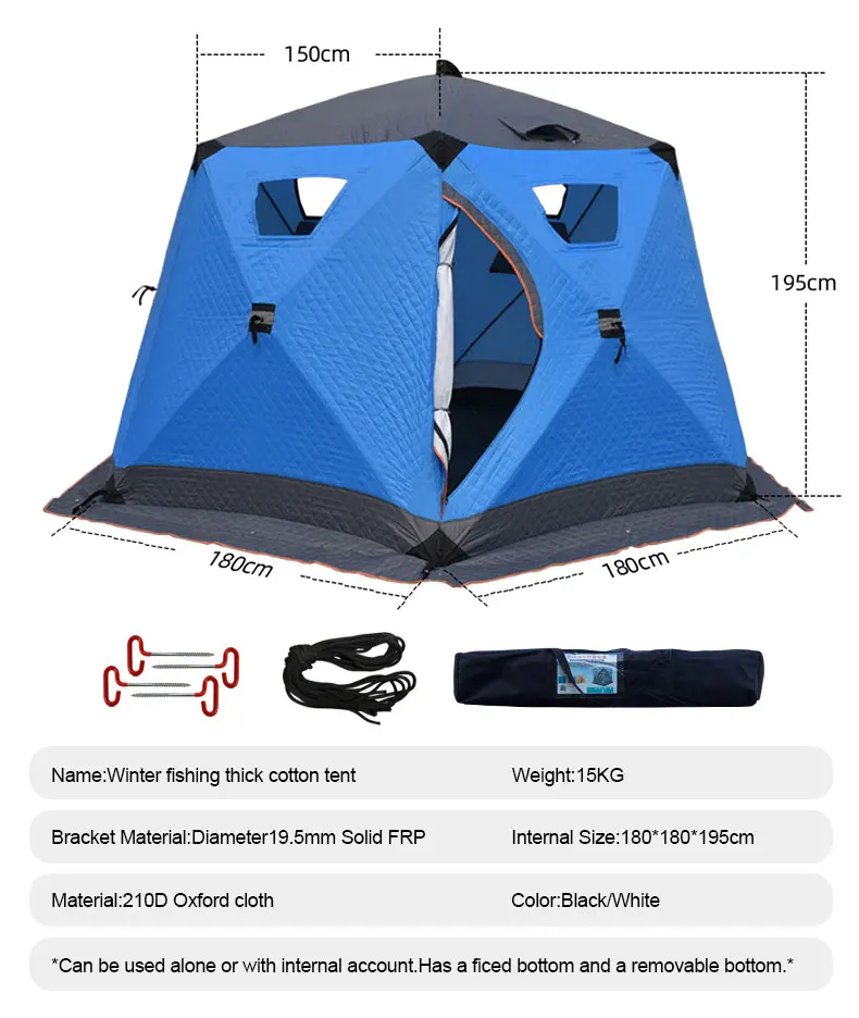 Winpolar 34 Person Outdoor Camping Safari Tent Keep Warm Winter Ice Fishing Shelter Tent Buy