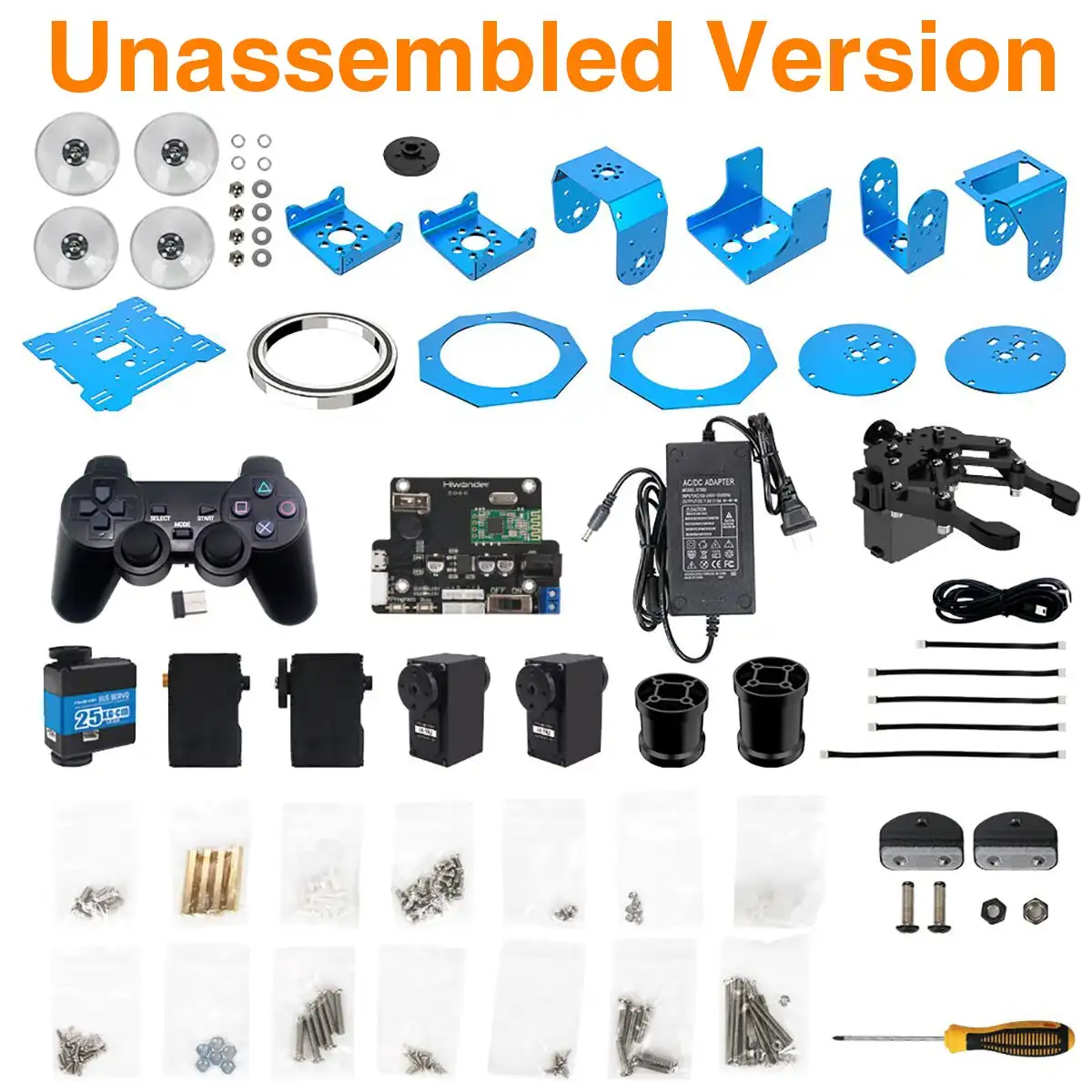 Hiwonder Remote Control Robot Arm XArm 1S STM32 Robotic Kit Electric Robot Toy
