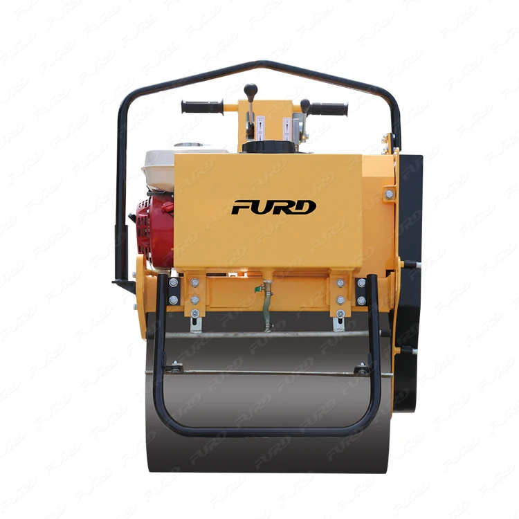 Дорожный уплотнитель с Одним Барабаном 300 кг вибрирующий дорожный