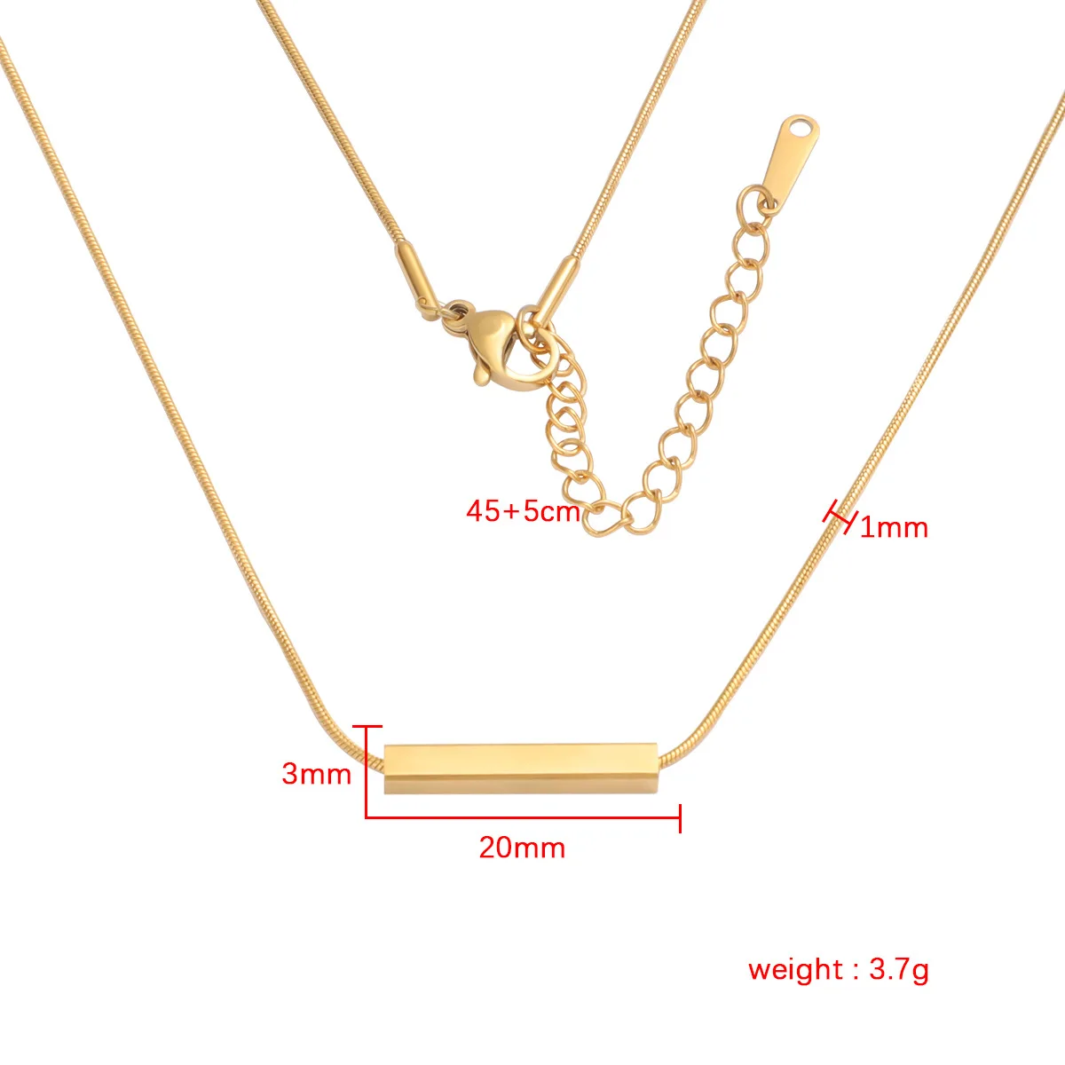Tube Choker Necklace