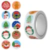 Jjt266 pegatinas de rollo de dibujos animados de navidad