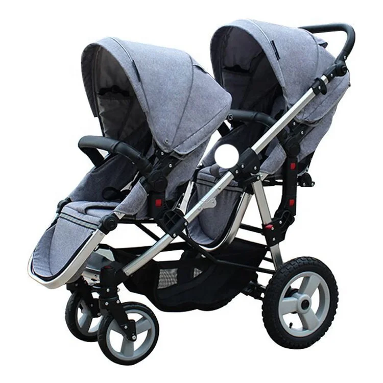 Purorigin Cheap Price Factory Direct Sale Foldable Kinderwagen Twins Baby Stroller Double