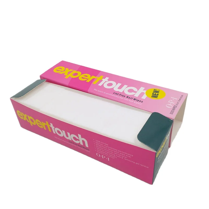 Безворсовые салфетки для снятия гель-лака ногтей