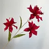 3 lily-Red