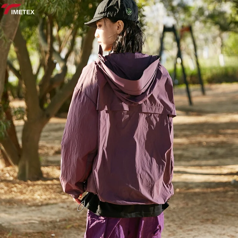 TIMETEX High Quality Men's Summer Light Jacket for Outdoor Sports Sunscreen Clothing with Customized Logo Group Activities