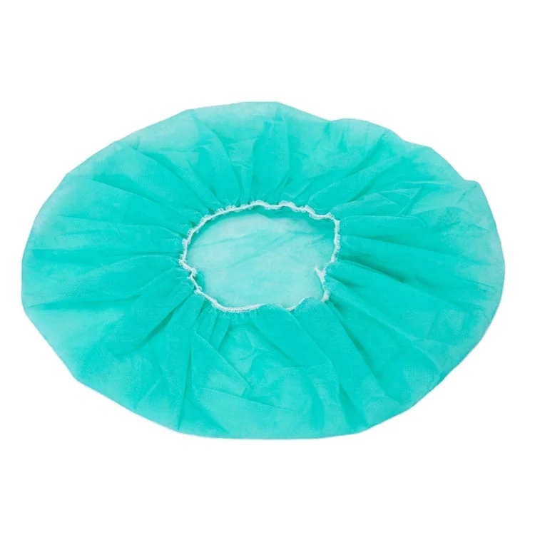Blue Nonwoven Disposable Hair Net Cover manufacture