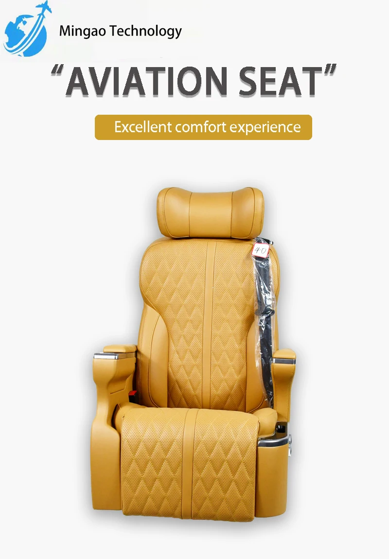 Made in China Custom Leather Recaro Car Seat Commercial Power Folding Ventilated Heated Seat