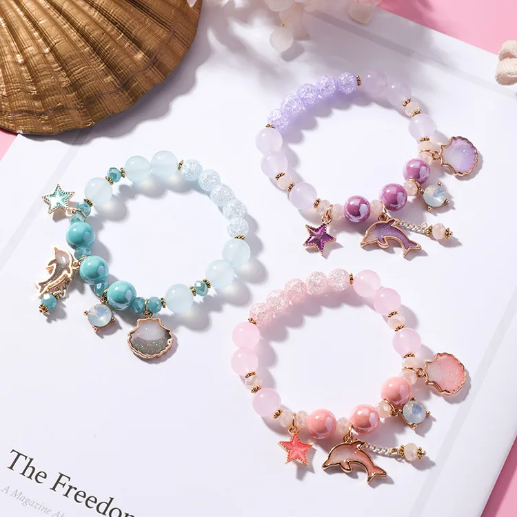 Alibaba.com: JOFO MS-B02 Crystal Beads Bracelet, Colorful