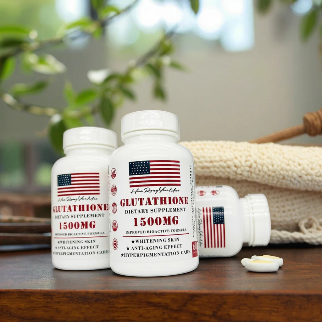 Customized Label Powerful Skin Whitening L-Glutathione Vitamins Pills  Healthcare Supplements