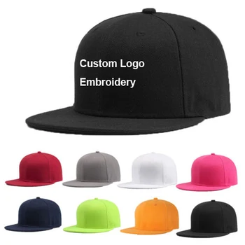 wholesale High Quality baseball cap custom 3d puff embroidery printing personalized logo snap back caps outdoor hats sports cap