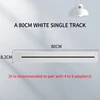 UNA PISTA SENCILLA BLANCA DE 80 CM
