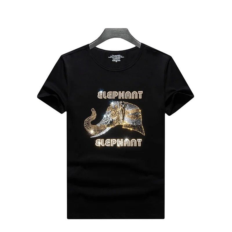 Fashionable free sample Taurus tshirt heat transfer stickers hot fix rhinestone iron on transfer