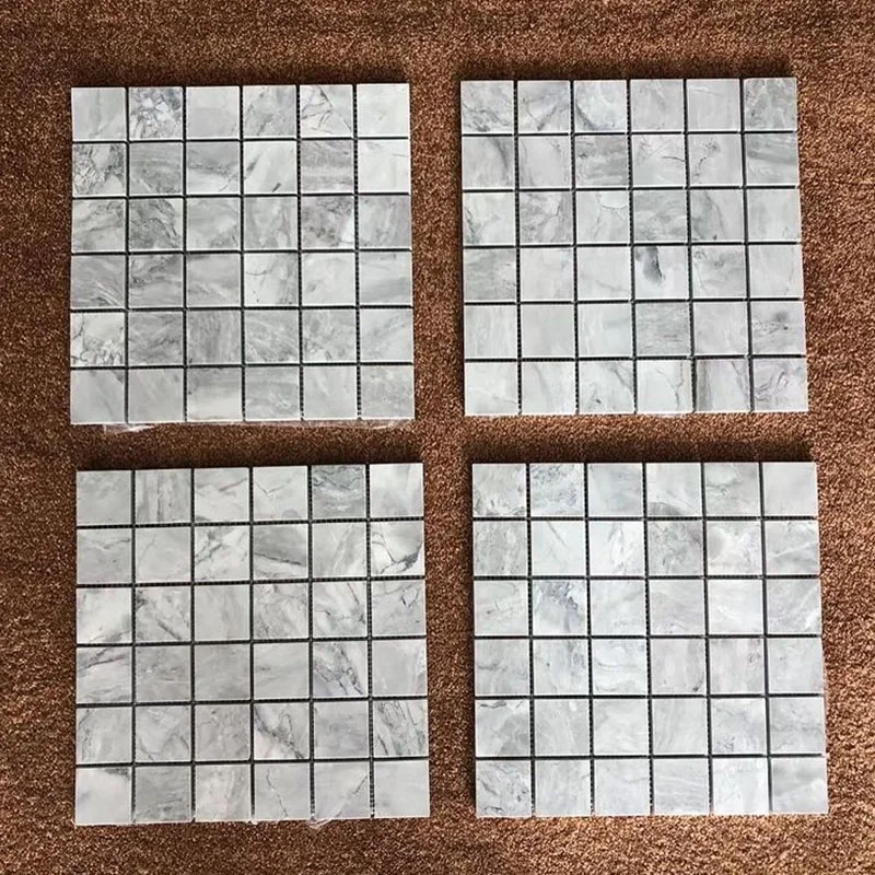 product factory direct cheap price carrara white marble stone mosaic tiles for interior bathroom wall-2