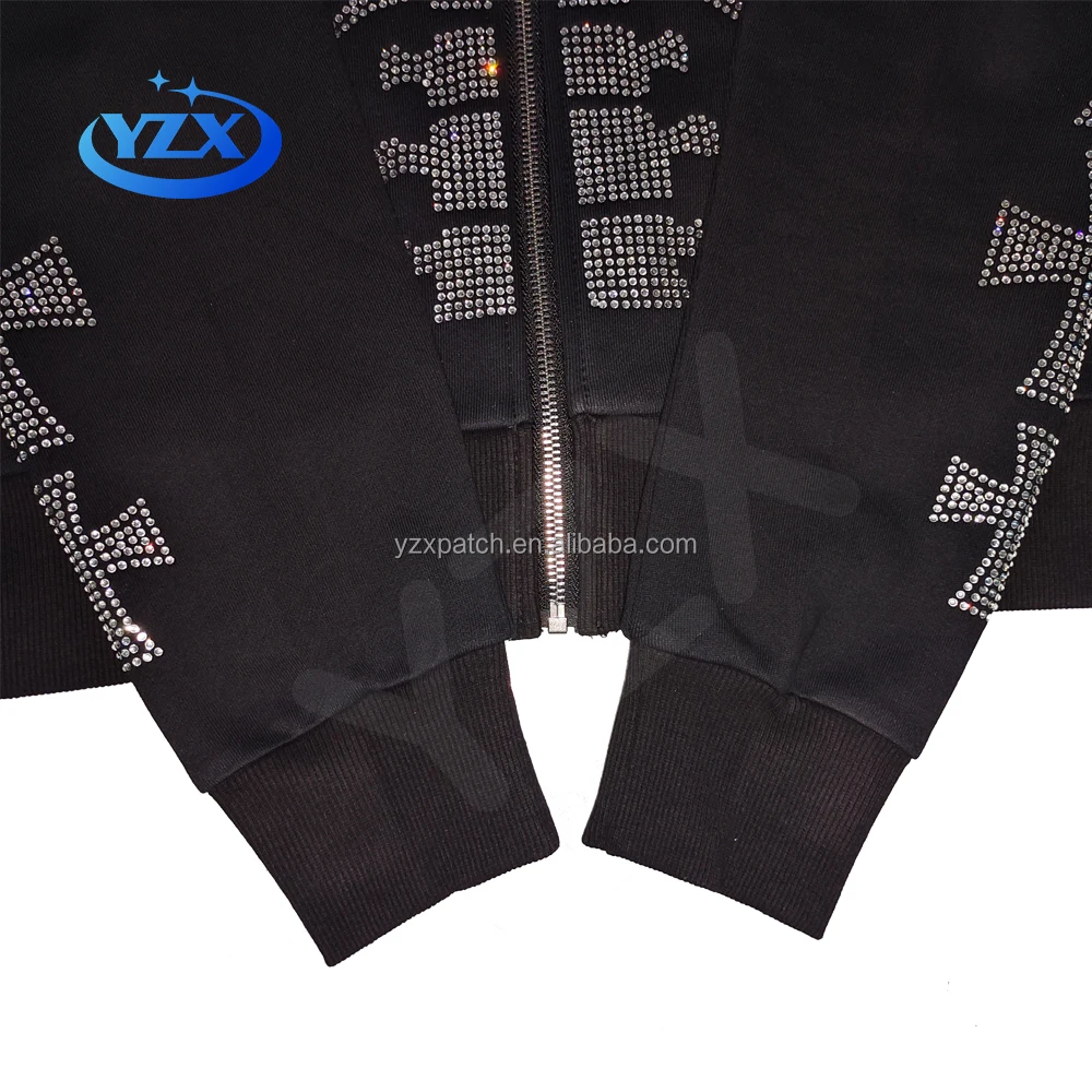 Custom Sparkle Shiny Crystal Diamond Unisex Hoodie