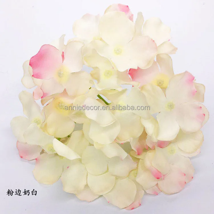 Hydrangea Flower Head Artificial Hydrangea Silk Hydrangea Artificial Flower Head Wedding Decoration Backdrop