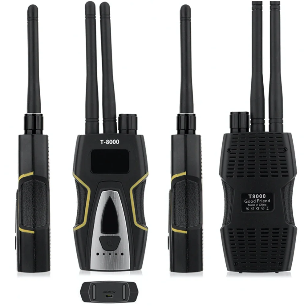 T8000 GPS Tracker Detector for Anti GPS Tracking Security Accessories Gps Signal Detector Magnet Finder