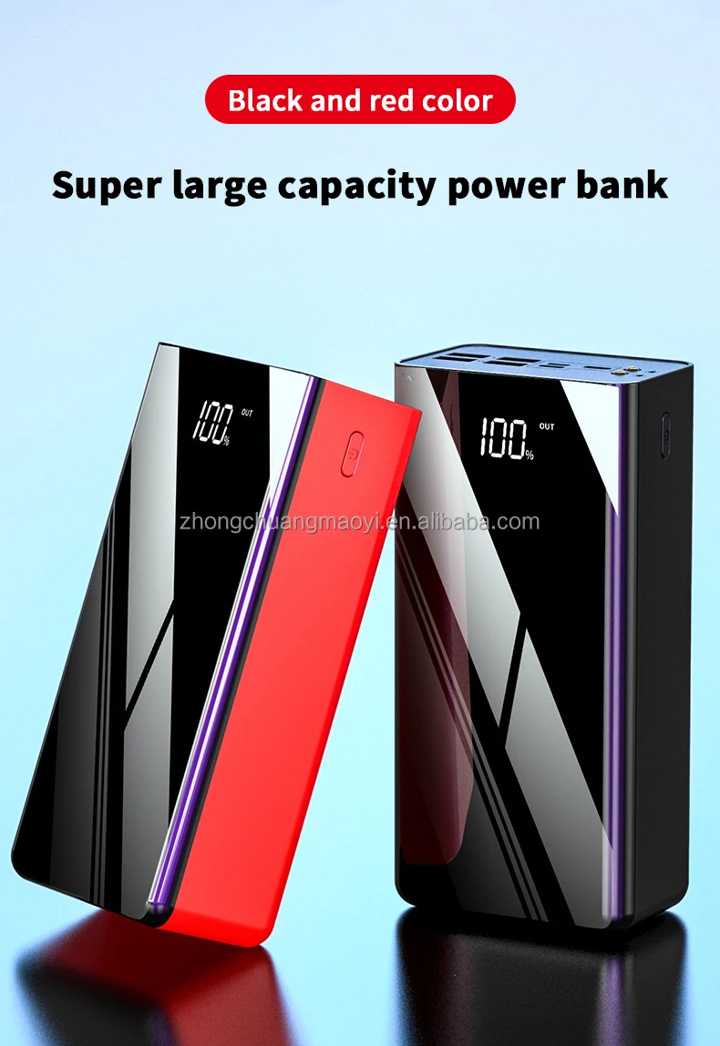 Oem Logo 50000mah Powerbank Larger Capacity Power Bank Portable
