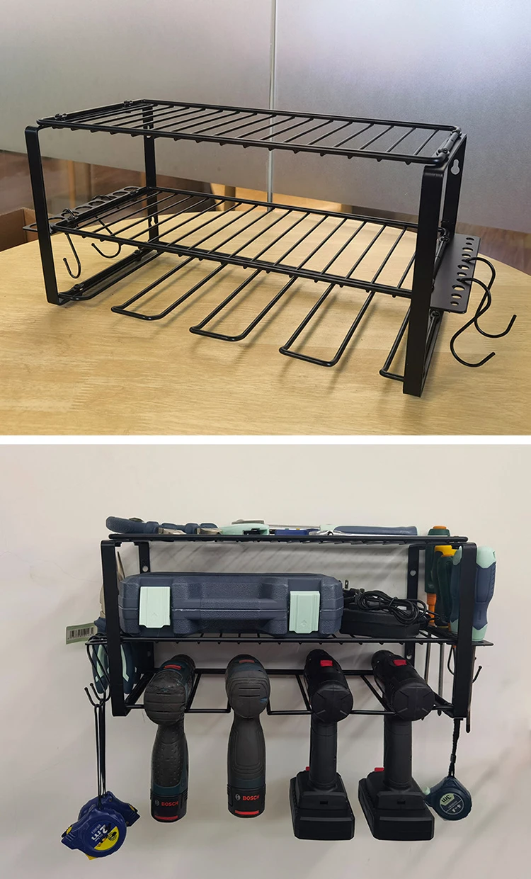 Low Price Durable Floating Wall Mounted Shelves Wall Organizer Storage Rack for Warehouse Organization Tool Rack factory