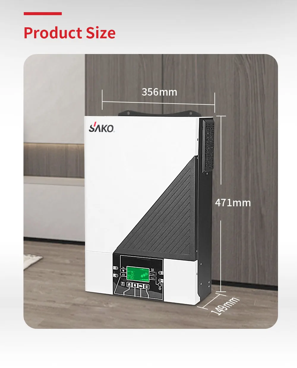 Sako 5000W off Grid Solar Inverter - Efficient Energy System