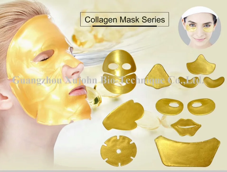 Private Label Custom Beauty Moisturizing Skin Care Anti Aging Crystal Collagen Neck Mask