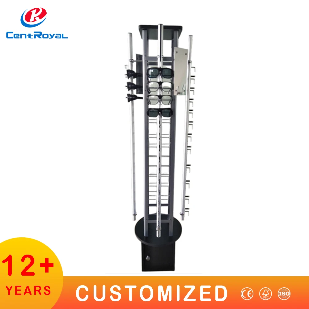 High Quality Rotating Floor Stand Sunglasses Display Rck Sunglasses