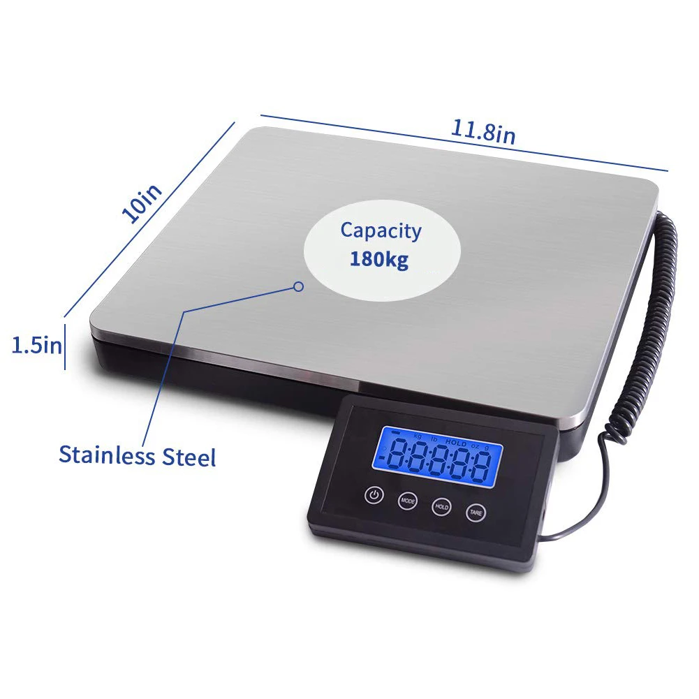 Digital Electronics Scales 180kg Capacity Postal Weighing Digital Shipping Postal Scale