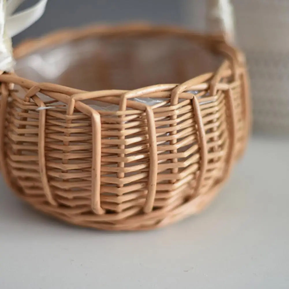 Wholesale Wicker Christmas Decorations Gift Basket Christmas Gift