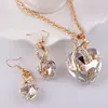 White - Yellow Gold Heart
