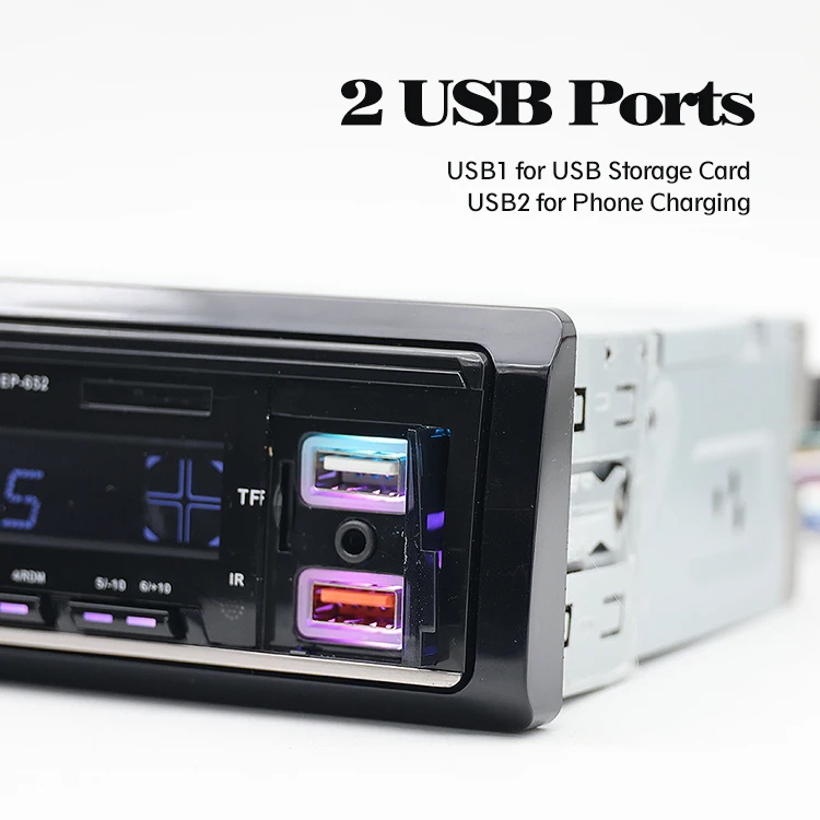 1 Din Universal Auto Radio Car Stereo Mp3 / Mp4 Players Audio Mp3