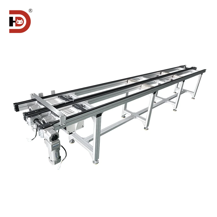T5-25 Toothed Belt Conveyor Body Lifting and Translation Machine Tray Conveyor Line Customized Synchronous Belt Conveyor Line factory