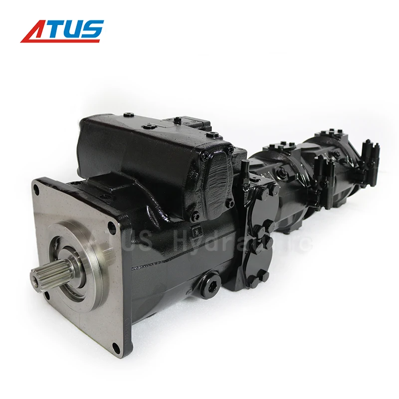 Main Triple hydraulic Pump A4VG+A10VO+A10VO Hydraulic Axial Piston Variable Pumps for Construction machinery