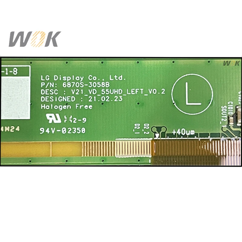 High-Quality 55 Inch 4K LCD TV Panel, Original New Grade Explosion
